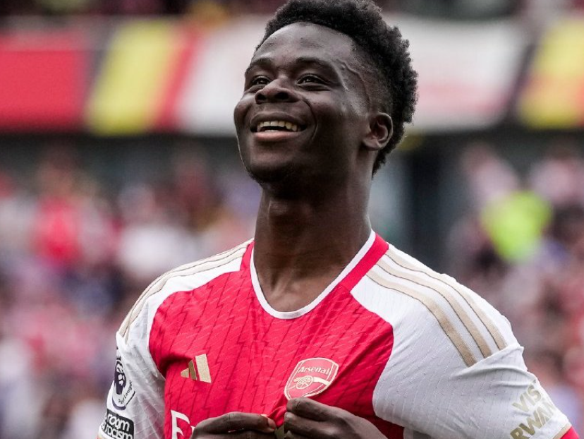 英超第16轮：萨卡闪耀枪手主场，荣膺最佳球员